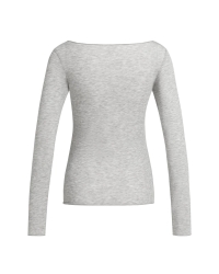 Yaya Top met lange mouwen en ronde 99085