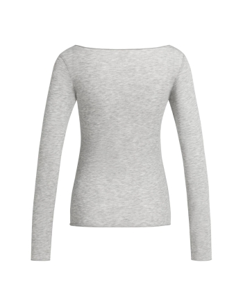 Yaya Top met lange mouwen en ronde 99085