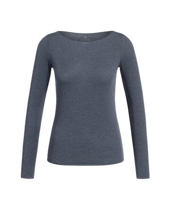 Yaya Top met lange mouwen en ronde 939302