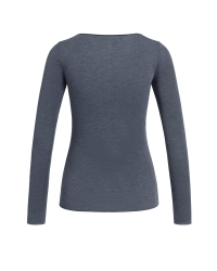 Yaya Top met lange mouwen en ronde 939302