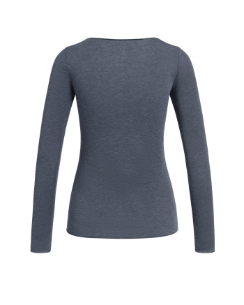 Yaya Top met lange mouwen en ronde 939302