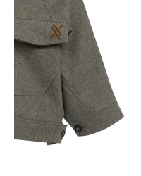 Yaya Oversized wolmix jas met contr 99086
