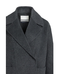 Yaya Extra lange geweven wollen jas 939132