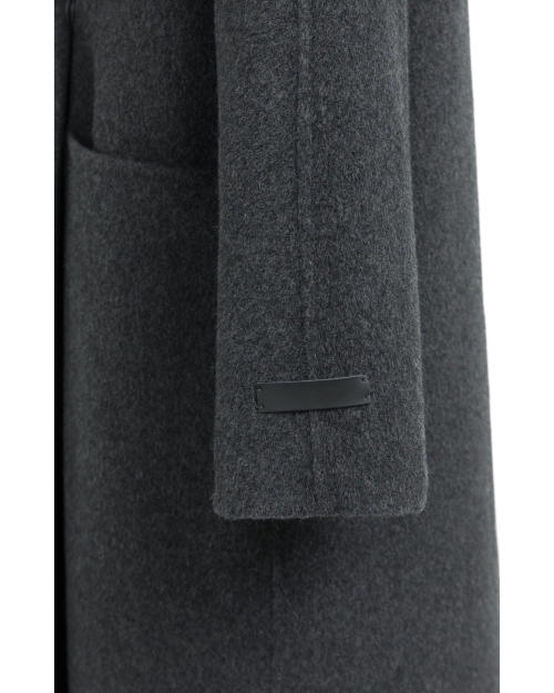 Yaya Extra lange geweven wollen jas 939132