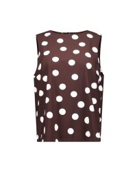 Studio Anneloes Jilian dot top 8717 espresso/ecru