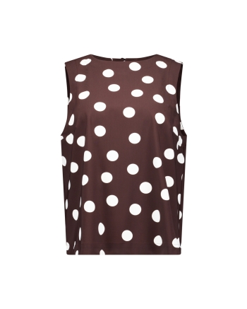 Studio Anneloes Jilian dot top 8717 espresso/ecru