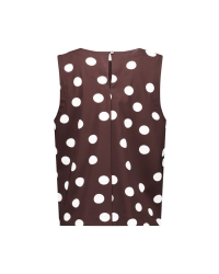 Studio Anneloes Jilian dot top 8717 espresso/ecru
