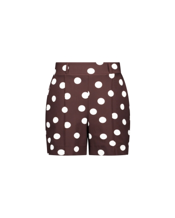 Studio Anneloes Lisanne dot shorts 8717 espresso/ecru