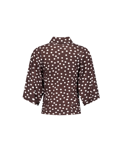 Studio Anneloes Fabienne dot blouse 8717 espresso/ecru