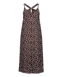 Studio Anneloes Norah 2way dot dress 8717 espresso/ecru