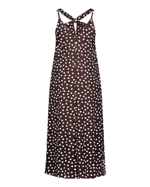 Studio Anneloes Norah 2way dot dress 8717 espresso/ecru