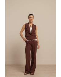 Studio Anneloes Hanne wrap top 8600 chestnut