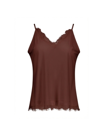 Studio Anneloes Mitzie lace top 8600 chestnut