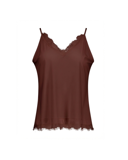 Studio Anneloes Mitzie lace top 8600 chestnut