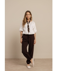 Studio Anneloes Mariel balloon trousers 8700 espresso