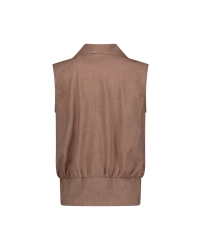 Studio Anneloes Hanne linen look wrap top 2200 latte