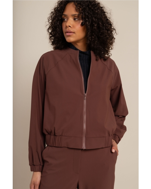 Studio Anneloes Mayfe bomber jacket 8600 chestnut