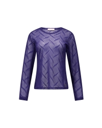 Studio Anneloes Reagan lace top 6502 ink blue
