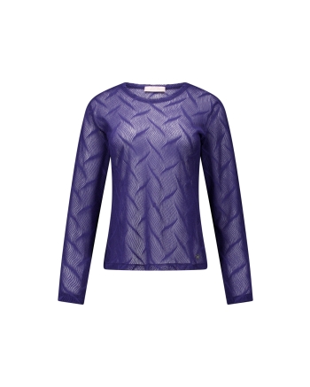 Studio Anneloes Reagan lace top 6502 ink blue