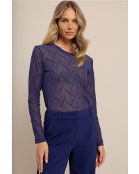 Studio Anneloes Reagan lace top 6502 ink blue