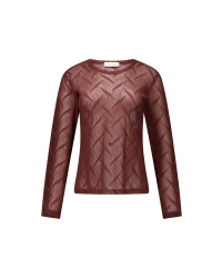 Studio Anneloes Reagan lace top 8600 chestnut