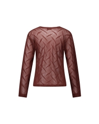 Studio Anneloes Reagan lace top 8600 chestnut