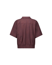 Studio Anneloes Marcella stripe jacket 8687 chestnut/espresso