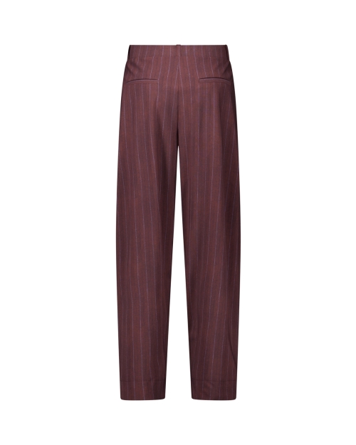 Studio Anneloes Marlise stripe trousers 8687 chestnut/espresso