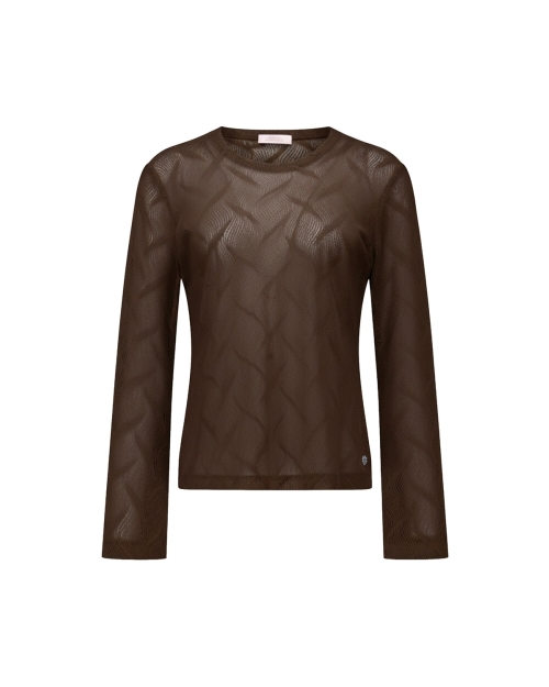 Studio Anneloes Reagan flaire lace top 8700 espresso