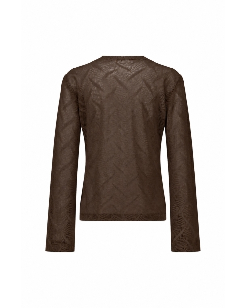 Studio Anneloes Reagan flaire lace top 8700 espresso