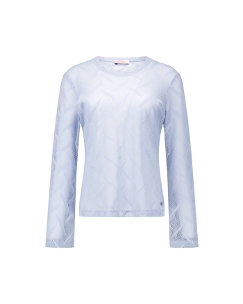 Studio Anneloes Reagan flaire lace top 6000 sky blue