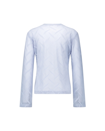 Studio Anneloes Reagan flaire lace top 6000 sky blue
