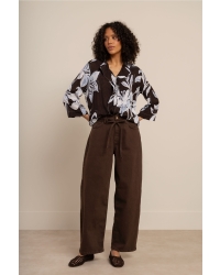Studio Anneloes Babet denim trousers 8700 espresso