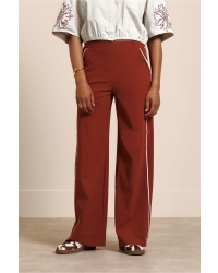 Studio Anneloes Lexie piping trousers 3301 rust