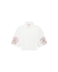 Studio Anneloes Noleste poplin blouse 1000 white