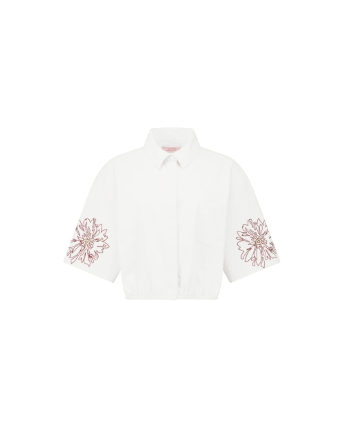 Studio Anneloes Noleste poplin blouse 1000 white