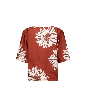 Studio Anneloes Maddi jane flower top 3301 rust