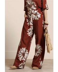Studio Anneloes Bruce flower trousers 3301 rust