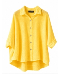 Boohtiek Blouse kort Yellow