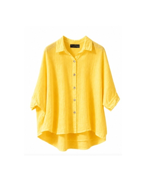 Boohtiek Blouse kort Yellow