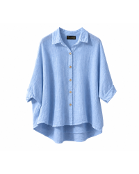 Boohtiek Blouse kort Lightblue