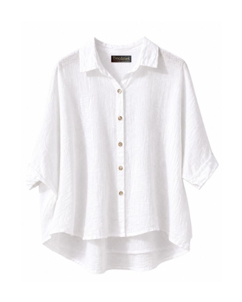 Boohtiek Blouse kort White