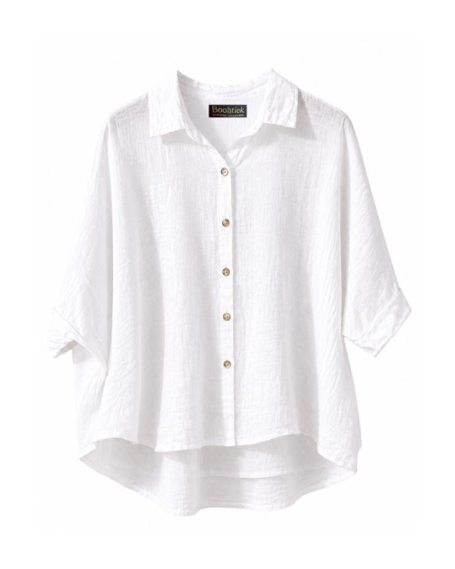 Boohtiek Blouse kort White