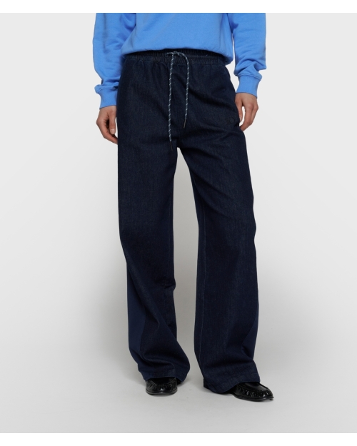 10 Days western pants chambray 1056 dark blue