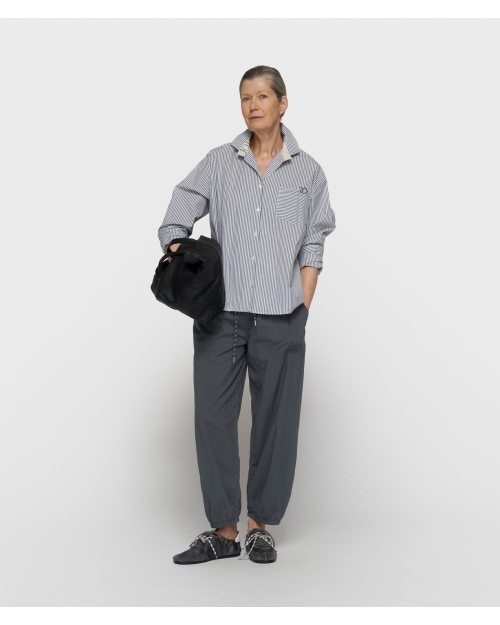 10 Days crinkle jogger 1335 steel blue
