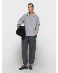10 Days crinkle jogger 1335 steel blue