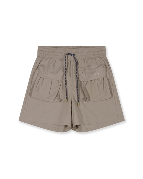 10 Days crinkle utility shorts 1160 fog