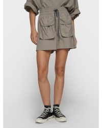 10 Days crinkle utility shorts 1160 fog