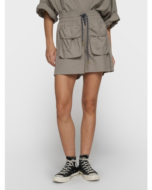 10 Days crinkle utility shorts 1160 fog