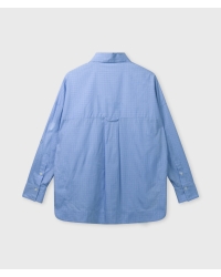 10 Days long sleeve shirt check 1341 ultramarine